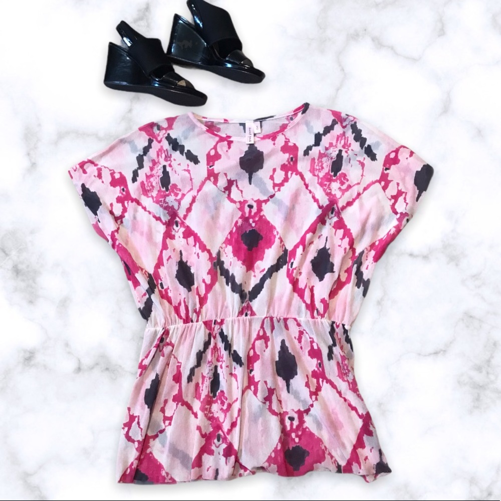 Sweet Pea by Stacy Frati Peplum Blouse